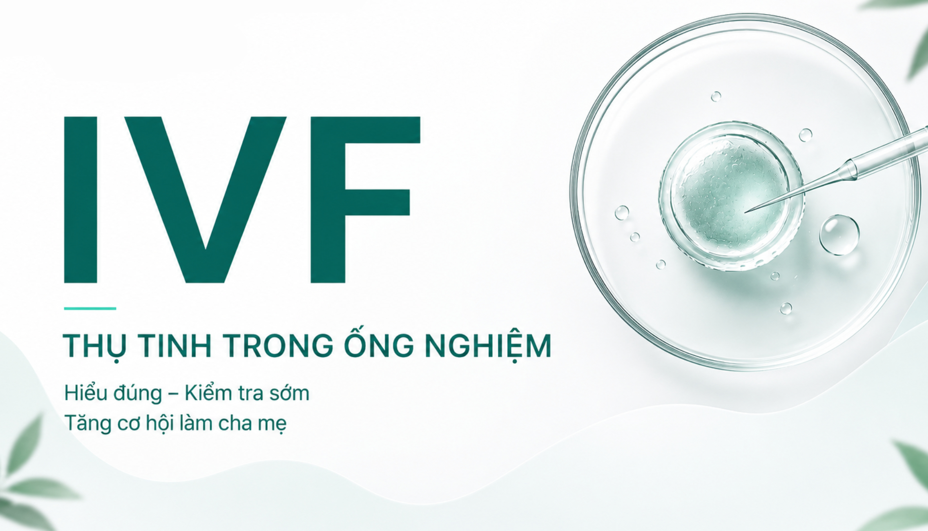 IVF có dành cho tất cả mọi người? - KHÔNG HẲN